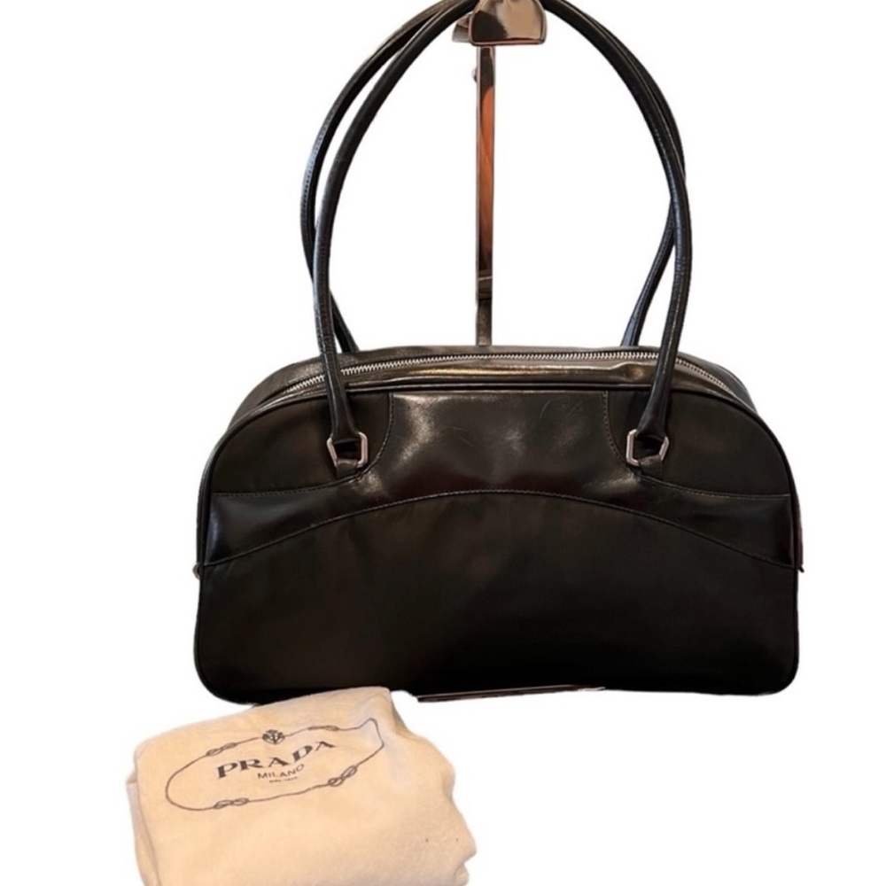 Prada Tessuto Bowling Bag with Authentication card